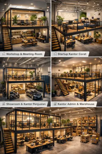 Mezzanine Ruang Kantor di Tanjungsari